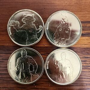 Disneyland DCA Guardians of the Galaxy Collectors Warehouse Medallion Set 2